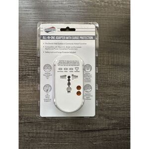 AMERICAN TOURISTER All‎ In One Adapter Plug  Surge Protection